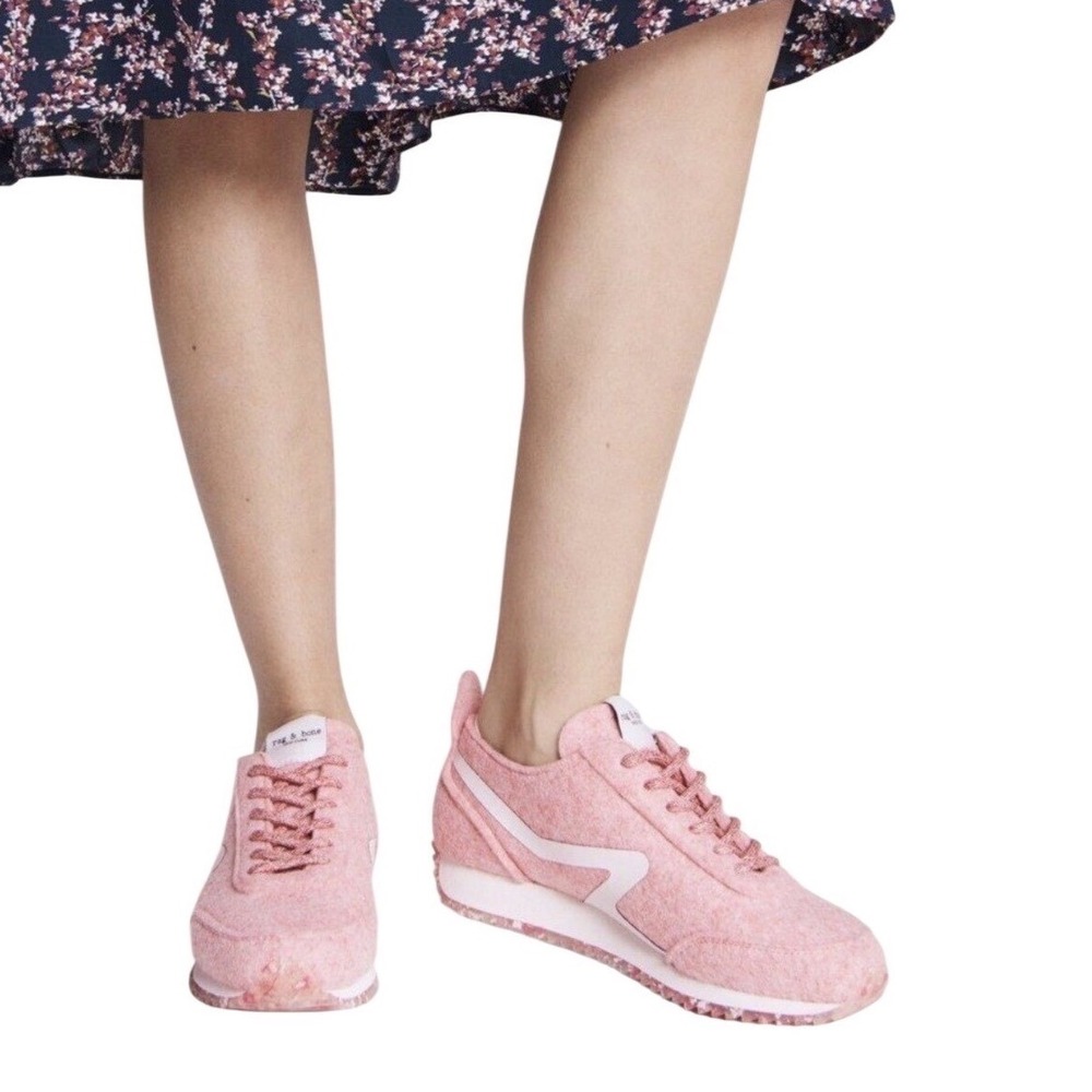 Rag & Bone Retro Runner Pink‎ Melange Sneakers Womens Trainers EU 37.5 
US 7.5